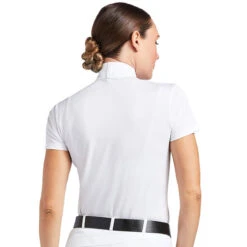 Ariat Women's Aptos White Short Sleeve English Show Shirt 7 Ariat Women's Aptos White Short Sleeve English Show Shirt -Western Cowboy Store 10008992 03