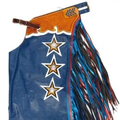 Jerry Beagley Braiding Co. Small Adult Chap W/Flag -Western Cowboy Store 1001RF 21