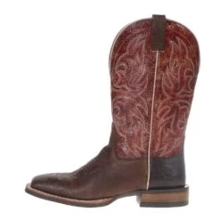 Relentless By Ariat Men's Ariat Relentless Reacher Barrel Brown 13in. Shattered Brick Cowboy Boots -Western Cowboy Store 10029620 2