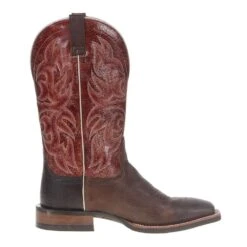 Relentless By Ariat Men's Ariat Relentless Reacher Barrel Brown 13in. Shattered Brick Cowboy Boots -Western Cowboy Store 10029620 4