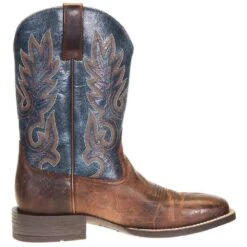 Ariat Men's Layton Weathered Chestnut 11in. Rail Blue Top Square Toe Boot -Western Cowboy Store 10038448 4