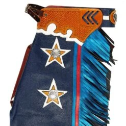 Jerry Beagley Braiding Co. Child/Peewee Chaps W/Flag -Western Cowboy Store 1003F 2