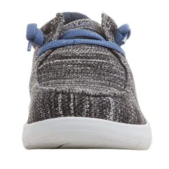 Ariat Men's Hilo Stretch Lace Heather Grey And Blue Aztec Print Casual Shoe -Western Cowboy Store 10046907 05