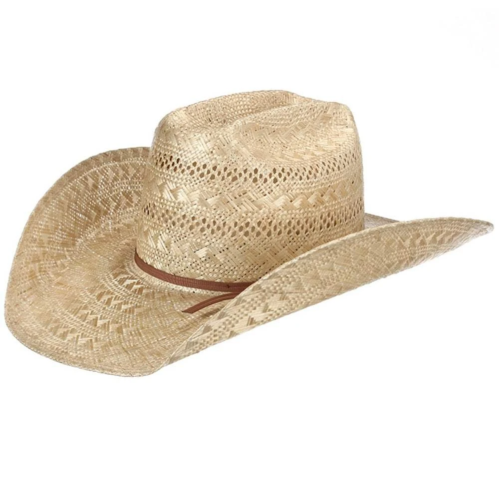 American Round Oval Sisal Vented Open Crown 4-1/4in. Brim Straw Hat 3 American Round Oval Sisal Vented Open Crown 4-1/4in. Brim Straw Hat