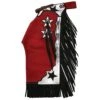 Saddle Barn Tack Junior Red And Silver Rodeo Chaps -Western Cowboy Store 107667 default l
