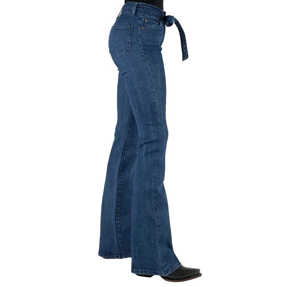 Stetson Women's High Waist Flare Fit Jean 5 Stetson Women's High Waist Flare Fit Jean - Image 3