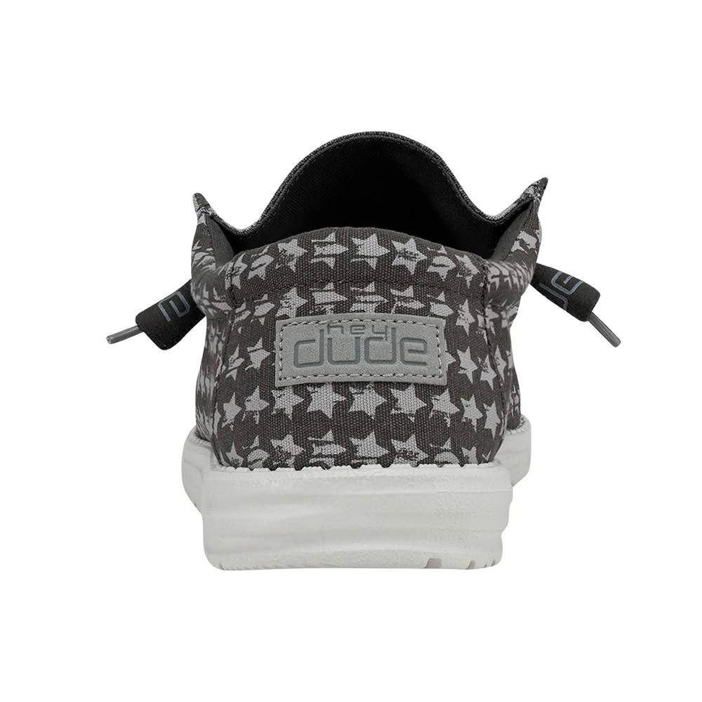 Heydude Men's Hey Dude Wally Gray Patriotic Casual Shoe 6 Heydude Men's Hey Dude Wally Gray Patriotic Casual Shoe - Image 4