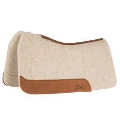 5 Star Equine Products Supplies Inc. 5 The Barrel Racer 7/8 Inch Flex Fit Natural Felt Saddle Pad