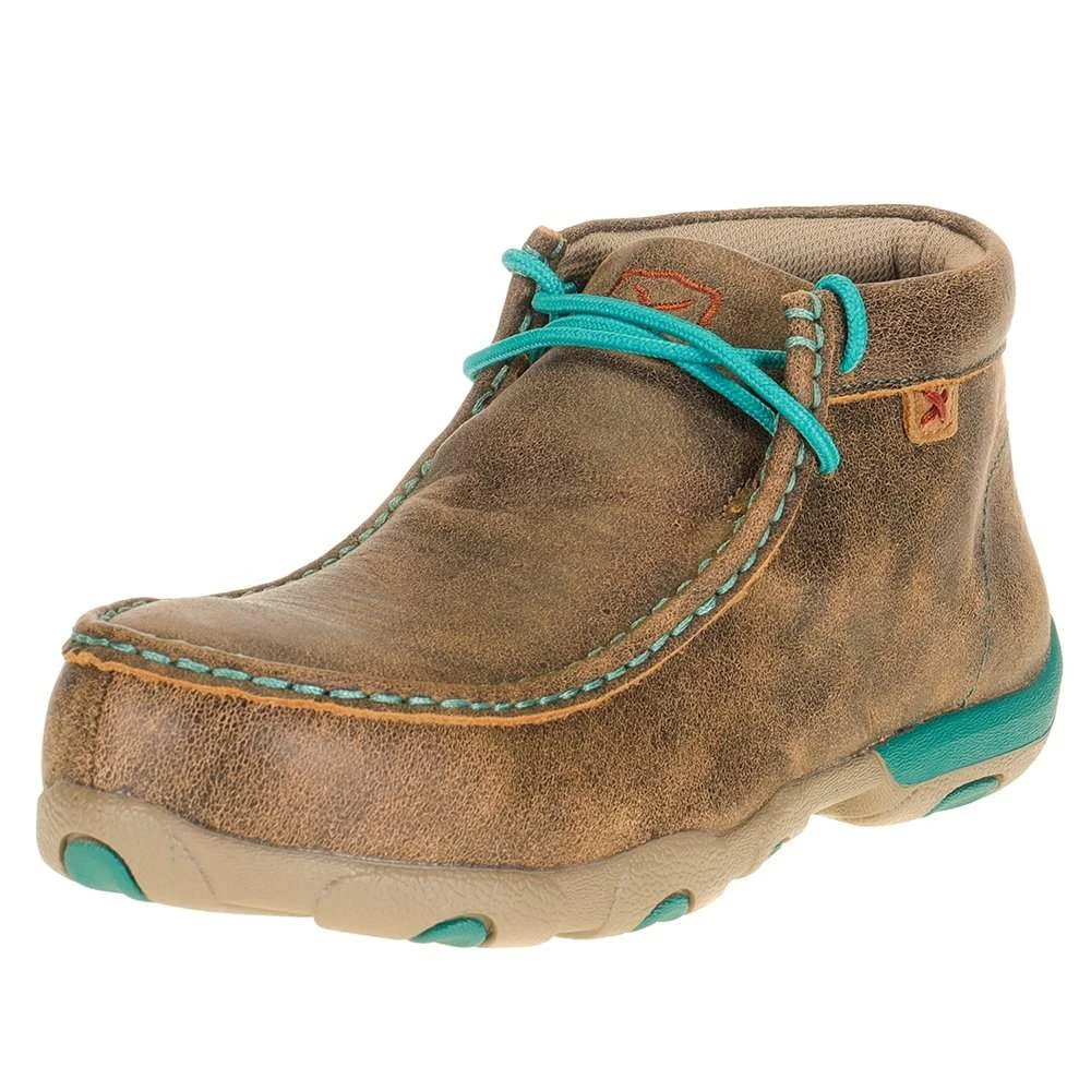 Twisted X Women's Bomber Turqupise Alloy Toe Driving Moc 3 Twisted X Women's Bomber Turqupise Alloy Toe Driving Moc