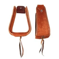 Chestnut Overshoe Roughout Covered Stirrups -Western Cowboy Store 1210002 9