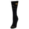 For Bare Feet Men's Black Wrangler Patch Boot Sock