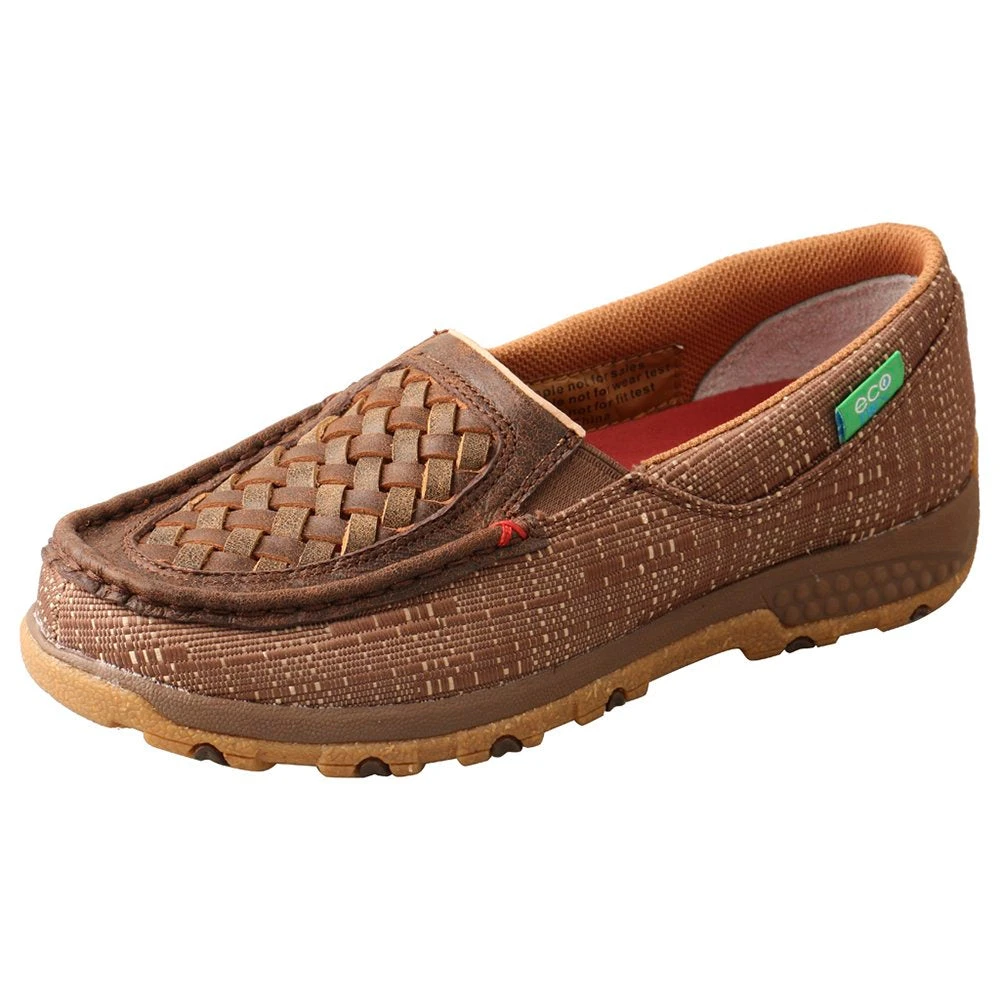 Twisted X Womens Slip-On Driving Moc With Cellstretch Casual Shoe 3 Twisted X Womens Slip-On Driving Moc With Cellstretch Casual Shoe