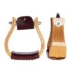 NRS 3in Oak Wood Bell Stirrups 2 NRS 3in Oak Wood Bell Stirrups -Western Cowboy Store 131391 default l