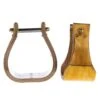 NRS 4in Brass Bound Wood Bell Stirrups -Western Cowboy Store 131395 default l