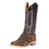Anderson Bean Men's Rusty Crush Bass 13in. Black Aniline Top Square Toe -Western Cowboy Store 132892 default l
