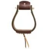 Partrade Trading Corporation Open Range 3 /4in. Dark Wood Monel Stirrups -Western Cowboy Store 133409 default l