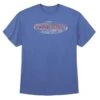 Wrangler Heather Blue Distressed Logo T-Shirt -Western Cowboy Store 135909 default l