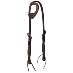 Weaver Leather Turquoise Cross Frontier Tack Single Ear Headstall