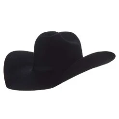 Resistol 7X Showdown Black 5in Brim Felt Cowboy Hat