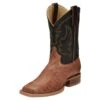 Justin Boots Men's Vintage Cognac Smooth Ostrich Cowboy Boot -Western Cowboy Store 138910 default l