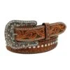 Womens Tooled Feather/Arrow Belt -Western Cowboy Store 139005 default l
