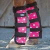 Mackey Equine Modern Vintage Pink Dotty Mesh Fly Boot With Fleece Binding -Western Cowboy Store 142162 default l 7bc93657 e09d 4abd 9b26 be54a966e007
