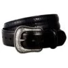 Gem Dandy Accessories Men's Black Grooved Center Belt -Western Cowboy Store 143294 default l