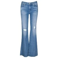 7 For All Mankind Women's Dojo Trouser With Cut Hem