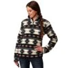 Women's Roper Aztec Print Polar Fleece Pullover -Western Cowboy Store 148645 default l