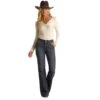 Rock & Roll Denim Women's High Rise Dark Wash Trouser -Western Cowboy Store 149888 default l