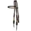 Martin Saddlery Rawhide Braided Browband Chocolate Headstall -Western Cowboy Store 150224 360610 7b85d304 92f7 4a0c ac83 240b3e5907fd