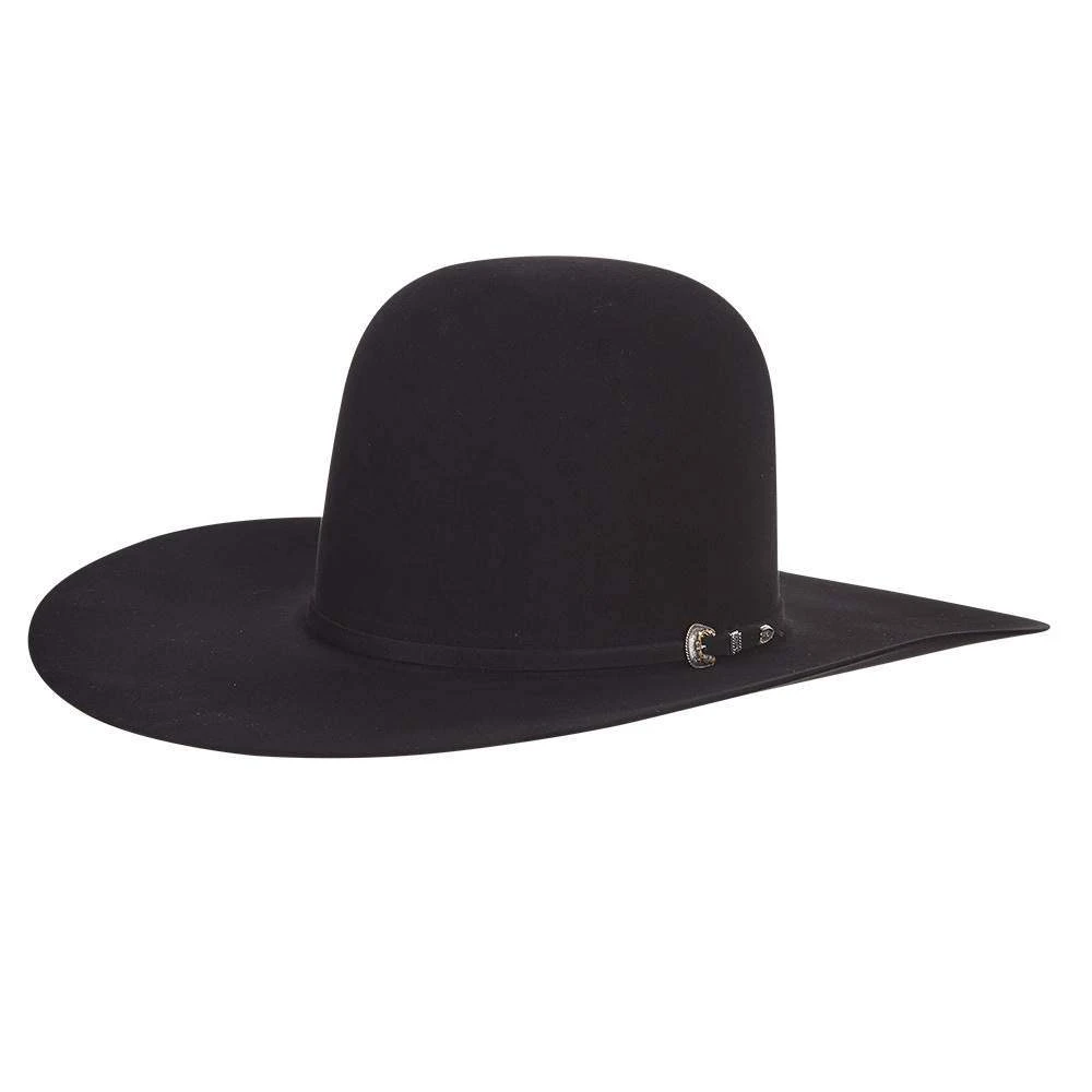 Rodeo King 100X Black 4 1/2in. Brim Felt Cowboy Hat 3 Rodeo King 100X Black 4 1/2in. Brim Felt Cowboy Hat