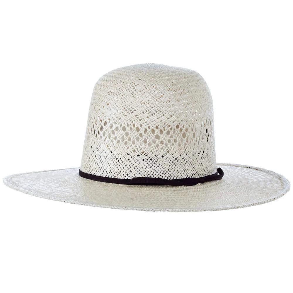 Rodeo King Jute Open Crown 4-1/4in. Brim Straw Cowboy Hat 3 Rodeo King Jute Open Crown 4-1/4in. Brim Straw Cowboy Hat