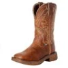 Justin Boots Women's Stampede Rush Tan Waterproof Soft Toe Work Boot -Western Cowboy Store 152745 default l