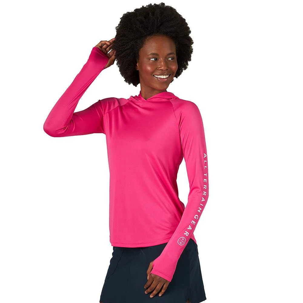 Wrangler Women's ATG By Wrangler Hooded Sun Tee 3 Wrangler Women's ATG By Wrangler Hooded Sun Tee