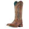 Ariat Women's Frontier Tan 12 Tan Cowgirl Boot -Western Cowboy Store 153596 default l