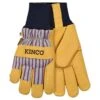 Kinco Gloves Lined Pigskin Leather Gloves W/Knit Wrist