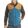 Rock N Roll Cowboy Mens Western Vintage 2-Tone Vest