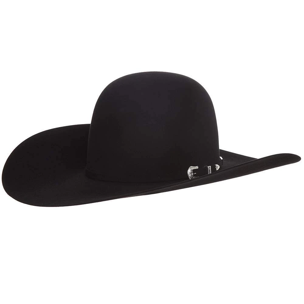 American Hats AHC 10X Black 5in. Brim Round Oval Felt Cowboy Hat 3 American Hats AHC 10X Black 5in. Brim Round Oval Felt Cowboy Hat