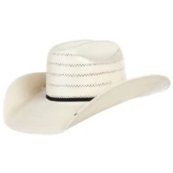 American Hats AHC 7410 Rancher Drilex Vented Solid Weave Fancy Ivory 4 1/4in. Brim Cowboy Hat