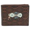 Red Dirt Hat Southwest Buffalo Inlay Bifold Wallet 2 Red Dirt Hat Southwest Buffalo Inlay Bifold Wallet -Western Cowboy Store 157606 default l