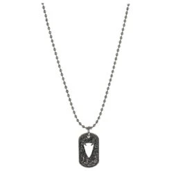 Men's Justin Arrowhead Dog Tag Necklace