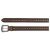 Men's JP West Braided Horsehair Tooled Belt -Western Cowboy Store 157862 default l