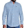Kimes Ranch Men's Blue Taos Plaid Long Sleeve Button Down -Western Cowboy Store 159272 default l