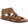 Roper Women's Tan Hair On Hide Sandal