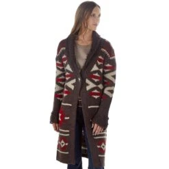 Montanaco Montana Long Aztec Sweater Cardigan