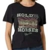 Wrangler Women's Hold Your Horses Boyfriend Tee -Western Cowboy Store 161299 default l