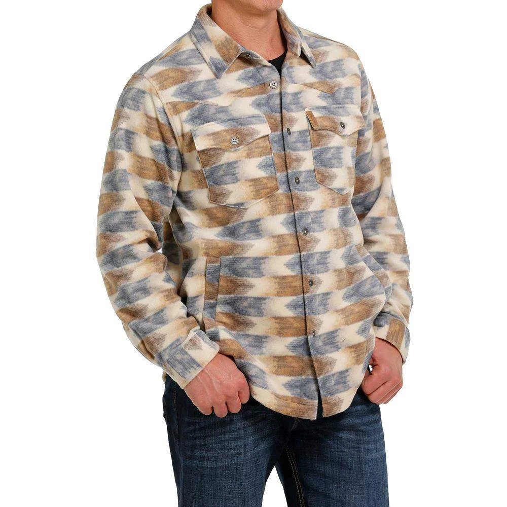 Cinch Men's Cream Shirt Jacket 3 Cinch Men's Cream Shirt Jacket