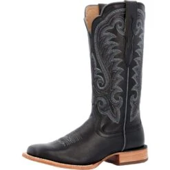 Durango Boots Women's Arena Pro Black Mulberry Vamp 13 In Black Top Cowgirl Boot