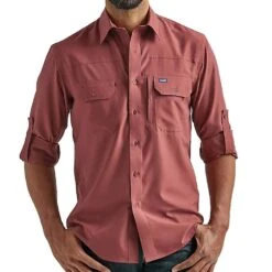 Wrangler Men's Performance Long Sleeve Shirt